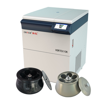 Vloerstaande hoge snelheid centrifuge VORTEX 10K met grote capaciteit hoekrotors