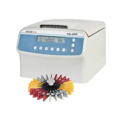 Td-24K Medisch centrifugeer Machine Met lage snelheid voor Bloedgroepkaart