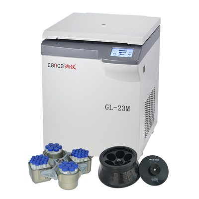4x1000ml medische centrifuge GL-23M met zwenkrotors en hoekrotors