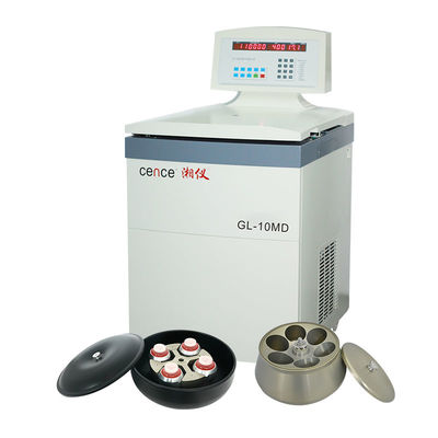 Cence GL-10MD Hoge Snelheid Gekoelde Centrifuge met 6x1000ml Hoekrotor 10000rpm 18300xg voor Laboratoriumgebruik