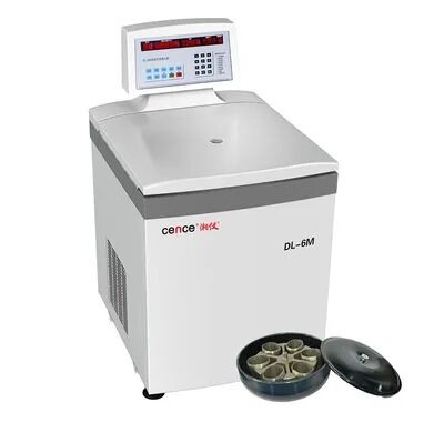 DL-6M Bloedzak Centrifuge met 6x1000ml Swing Rotor 6000r/Min Max Speed ABS staal materiaal
