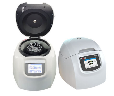 PRP-centrifuge TD4 Laagversnellingscentrifuge met 4000 r/min Maximale snelheid 1980xg RCF en 100W stroomverbruik