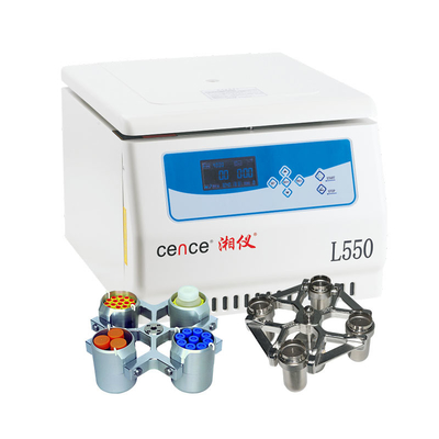 Benchtop L550 Met lage snelheid centrifugeert met 4x500ml de Schommelingsrotoren van 200ml 100ml