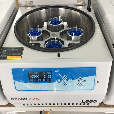 Benchtop L550 Met lage snelheid centrifugeert met 4x500ml de Schommelingsrotoren van 200ml 100ml