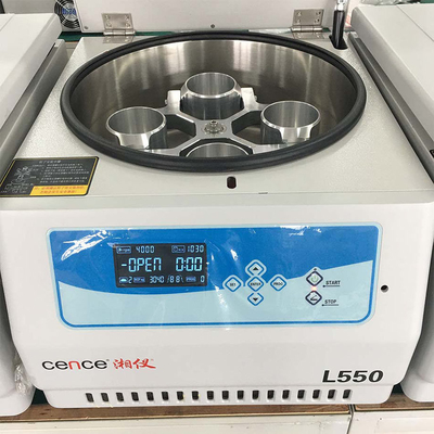 Benchtop L550 Met lage snelheid centrifugeert met 4x500ml de Schommelingsrotoren van 200ml 100ml