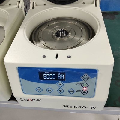 De Snelle Rotatie met geringe geluidssterkte centrifugeert Hoge snelheid centrifugeert h1650-w 12x5ml voor Laboratorium