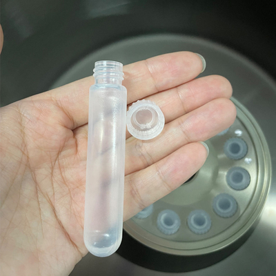 Hoge snelheid medische benodigdheden 10 ml ronde bodem proefbuis met PPCO-materiaal en dop