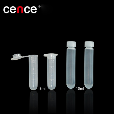 5 ml en 10 ml snelheidscentrifugebuizen van PPCO voor centrifugeclassificatie