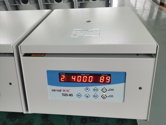 TDZ5-WS Tafelcentrifuge met lage snelheid 5000 tpm 4390xg 4x250 ml