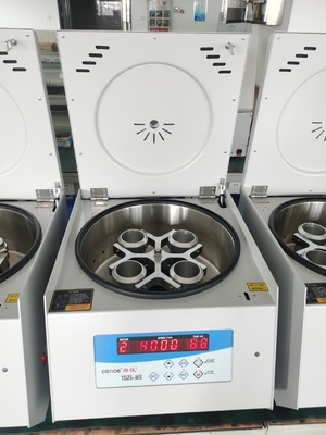 TDZ5-WS Tafelcentrifuge met lage snelheid 5000 tpm 4390xg 4x250 ml