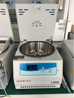 L550 Centrifuge met lage snelheid 5500 r/min 4x500 ml Vermogen voor bloedseparatie