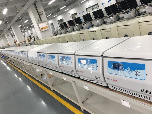 L550 Cence Laboratorium Centrifuge Machine 5310xg Max RCF 4x500ml Capaciteit Laag Geluid <65dB(A) Tafelmodel Lage Snelheid Centrifuge