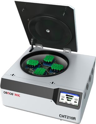 CHT210R Gekoelde Benchtop Bloedcentrifuge met Max. Snelheid 21000 rpm Max. RCF 32752xg en 4x750ml Capaciteit