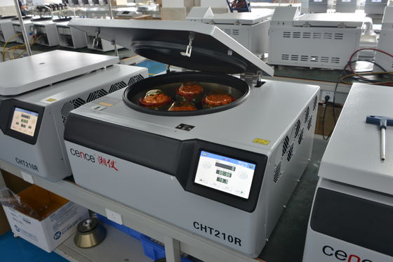 CHT210R Gekoelde Benchtop Bloedcentrifuge met Max. Snelheid 21000 rpm Max. RCF 32752xg en 4x750ml Capaciteit