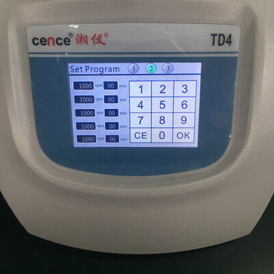 CENCE TD4 PRP-centrifuge-machine met 4000 RPM, ABS-plasticconstructie en rotorcapaciteit van 8x15 ml voor laboratoriumgebruik