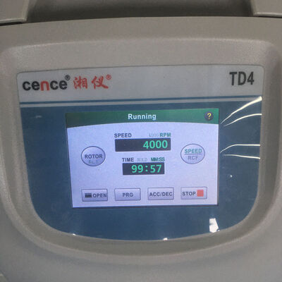 TD4 PRP PRF Centrifuge met 4000 tpm Snelheid 1980xg RCF en 8 x 15 ml Capaciteit voor Bloedseparatie