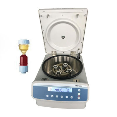 PRP-centrifuge-machine met maximale snelheid 5000 t/min 3555xg RCF en LCD-display voor laboratoriumgebruik
