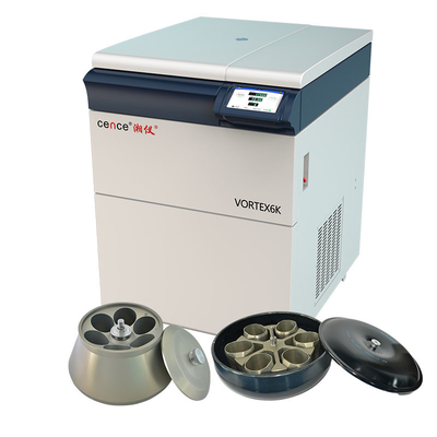 Het DRAAIKOLK6k Laboratorium centrifugeert 6000r/Met lage snelheid Min Angle Rotor Swing Rotor