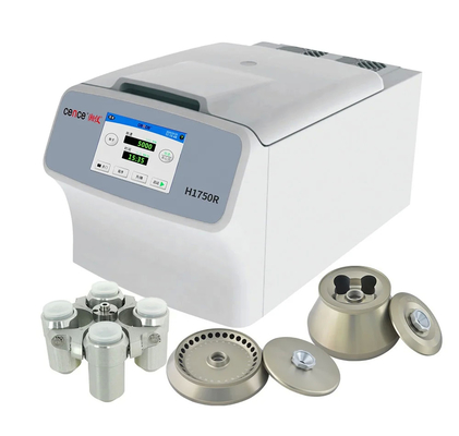 Cence koelcentrifuge machine H1750R hoge snelheid centrifuge met swing rotor hoek rotor capillaire rotor beschikbaar