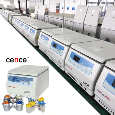 China L550 4x500ml Swing Rotor Laboratorium Centrifuge Met Verschillende Adapter
