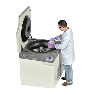 Hoge capaciteit gekoelde centrifuge CL8R 8x2000 ml swing rotor voor bloedbank